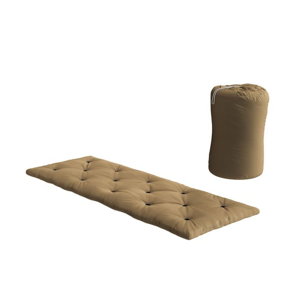 Ypač minkštas futono čiužinys garstyčių spalvos 70x190 cm Bed In A Bag – Karup Design