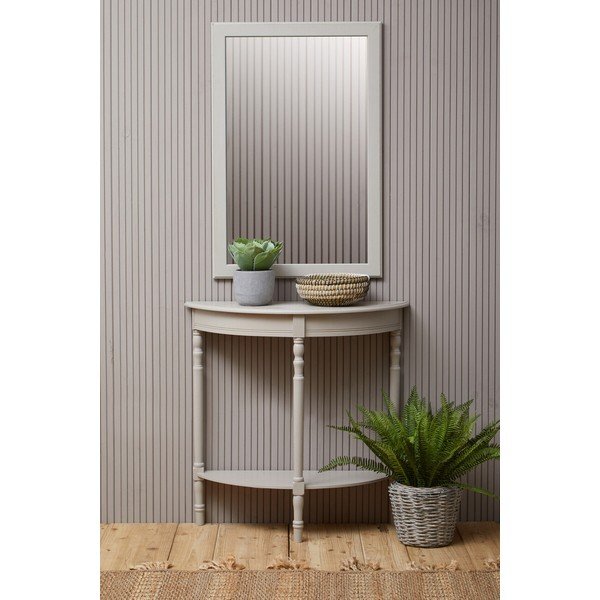 Smėlio spalvos iš pušies masyvo konsolinis staliukas 30x80 cm Heritage – Premier Housewares-image-1