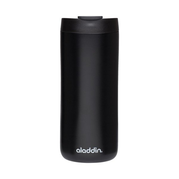 Matinės juodos spalvos "Aladdin Flip-Seal™" termo puodelis, 350 ml