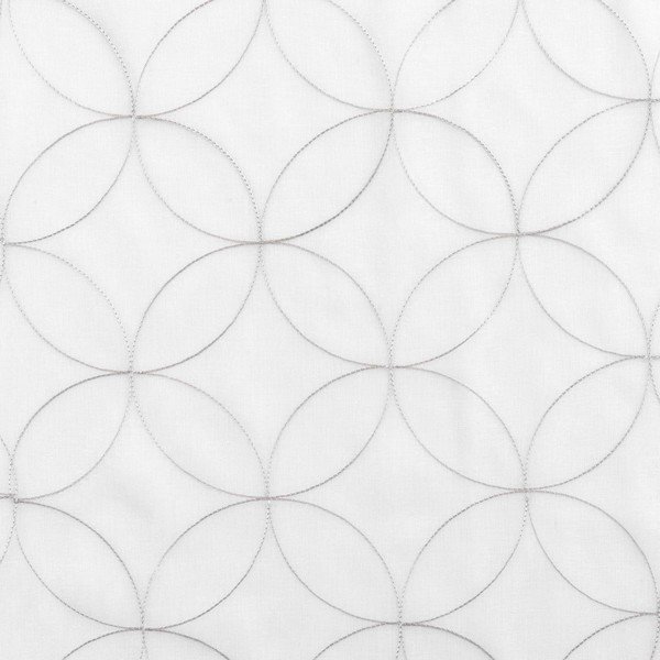 Permatomos užuolaidos baltos spalvos/pilkos spalvos 2 vnt. 60x90 cm Olympia – douceur d'intérieur-image-3