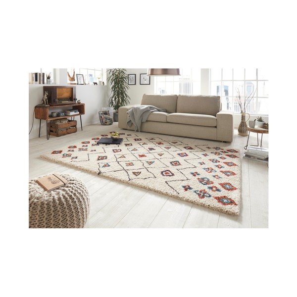 Kreminės ir raudonos spalvos kilimas Mint Rugs Allure Ronno Creme, 200 x 290 cm-image-3