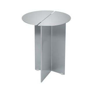 Iš nerūdijančio plieno apvalios formos šoninis stalas ø 35 cm Oru – Blomus