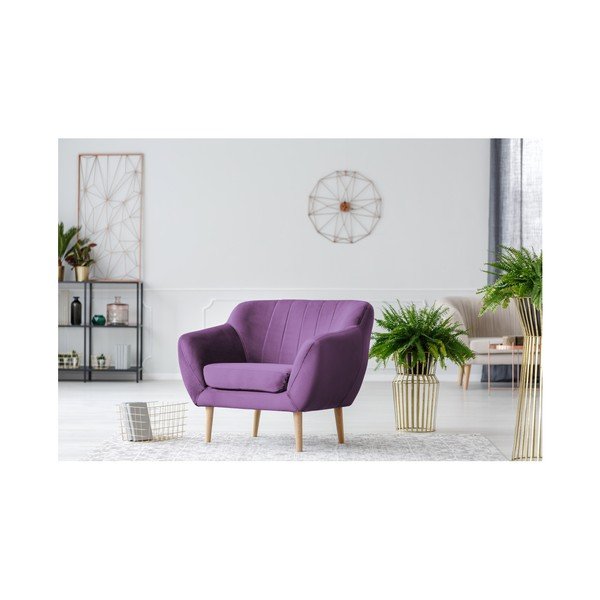 Violetinis fotelis Mazzini Sofas Benito-image-2