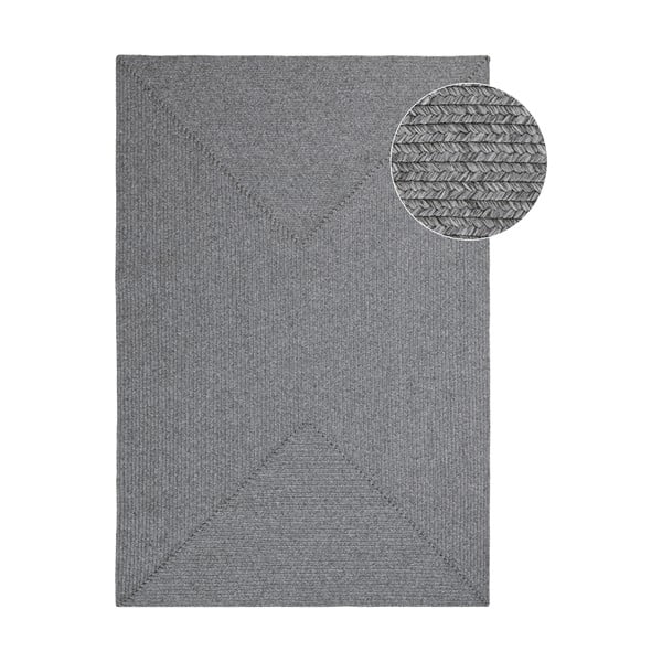 Pilkas lauko kilimas 290x200 cm - NORTHRUGS