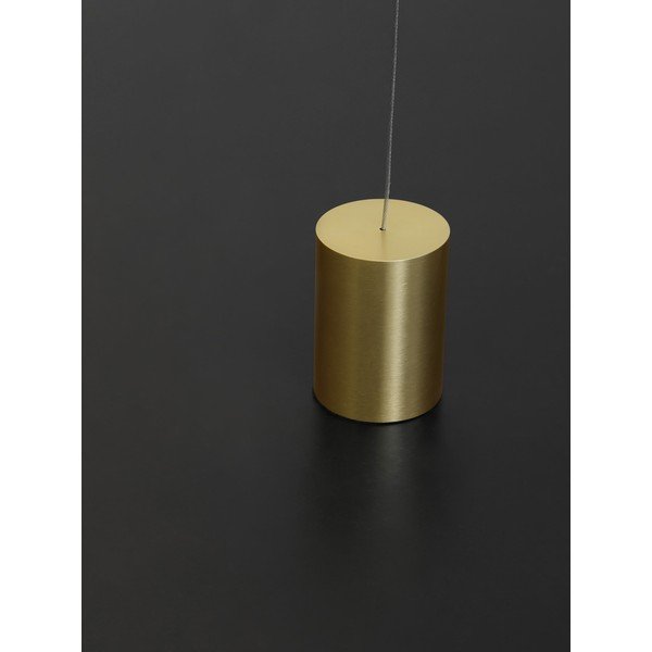 Žalvario spalvos iš aliuminio pastatomas šviestuvas LED (aukštis 300 cm) Elettra – Nova Luce-image-3