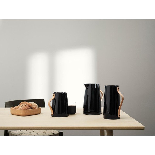 Juodos spalvos iš nerūdijančio plieno virdulys 1,2 l Emma – Stelton-image-2