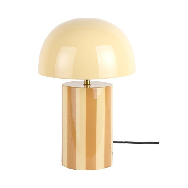 Geltonos spalvos iš metalo stalinis šviestuvas (aukštis 34 cm) Rayado – Leitmotiv