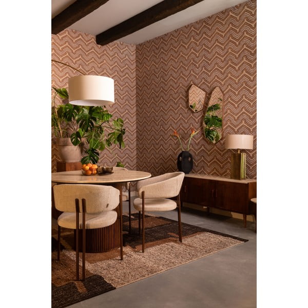 Rudos spalvos iš vilnos kilimas 200x300 cm Briton – Dutchbone-image-1