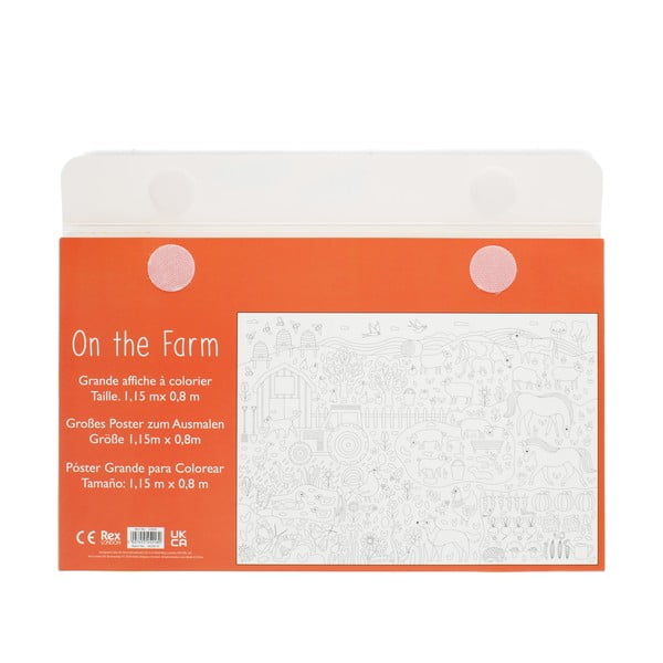 Spalvinimo knygelė On the Farm – Rex London-image-4
