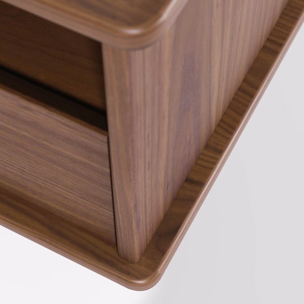 Riešutmedžio spalvos televizoriaus staliukas Kave Home Carolin-image-1