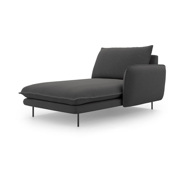 Tamsiai pilkos spalvos poilsio gultas Cosmopolitan Design Vienna, kampas dešinėje-image-2