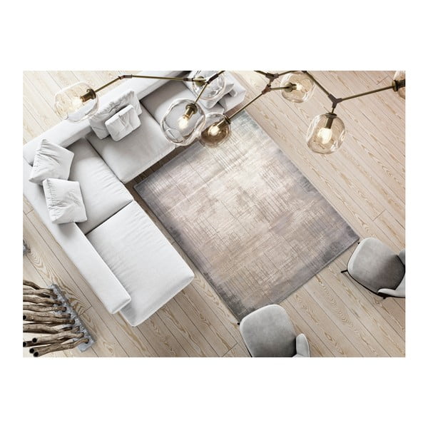 Pilkos ir smėlio spalvos kilimas Universal Seti, 60 x 120 cm-image-1