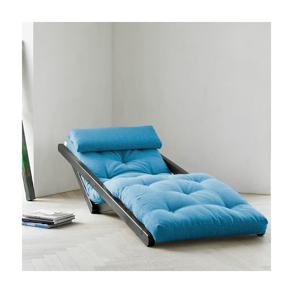 "Karup Figo Wenge/Horizon Blue" poilsio kėdė, 70 cm