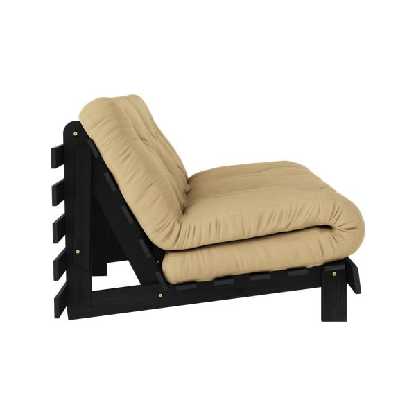 Sulankstoma sofa garstyčių spalvos 160 cm Roots Black Night – Karup Design-image-4