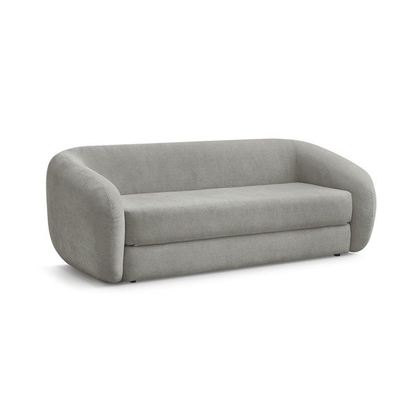 Šviesiai pilkos spalvos sulankstoma sofa iš šenilinio audinio 228 cm Neyo – Bobochic Paris-image-2