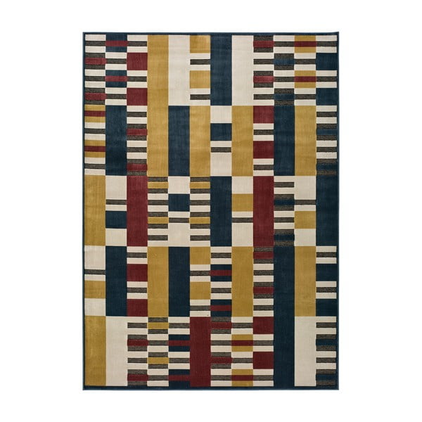 Geltonas kilimas Universal Farashe Stripes, 160 x 230 cm