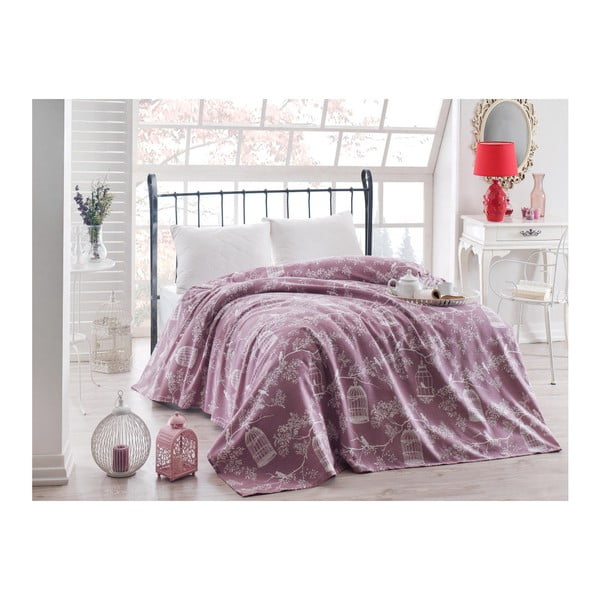 Violetinė šviesi lovatiesė Samyel, 200 x 235 cm