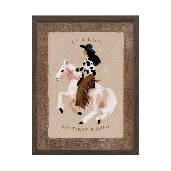 Spausdintas paveikslas su rėmeliu 30x40 cm Rodeo – Styler