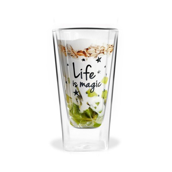 Dvigubų sienelių stiklas "Vialli Design Life Is Magic", 300 ml-image-2