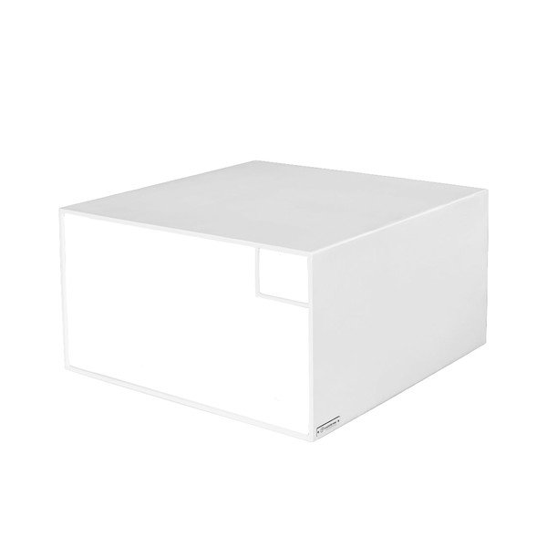 Iš metalo kavos staliukas baltos spalvos 80x80 cm 2Wall – CustomForm