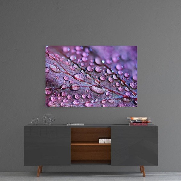 Paveikslas ant stiklo Insigne Rain Drops-image-1