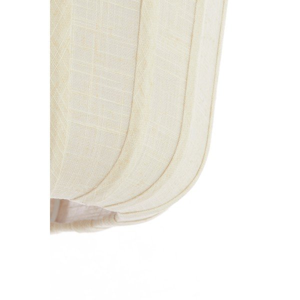 Baltos spalvos kabantis šviestuvas ø 10 cm su tekstiliniu gaubtu Bibury – Light & Living-image-4