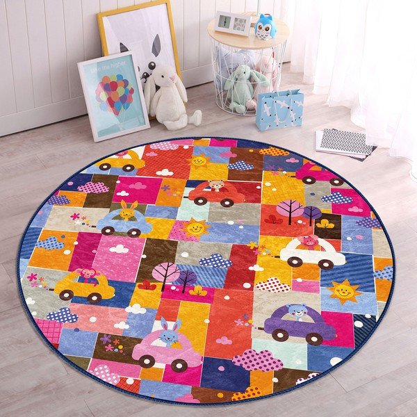 Vaikiškas kilimas ø 120 cm Comfort – Mila Home-image-3