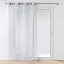 Baltos spalvos iš šydo permatoma užuolaida 140x240 cm Duchesse – douceur d'intérieur