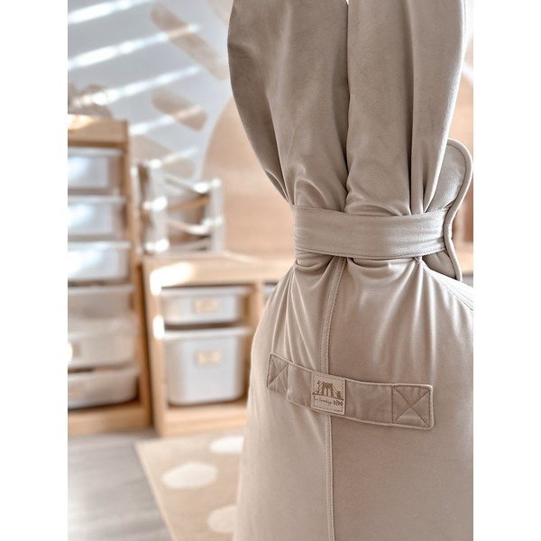 Smėlio spalvos vaikiškas sėdmaišis Funny Bunny – The Brooklyn Kids-image-1