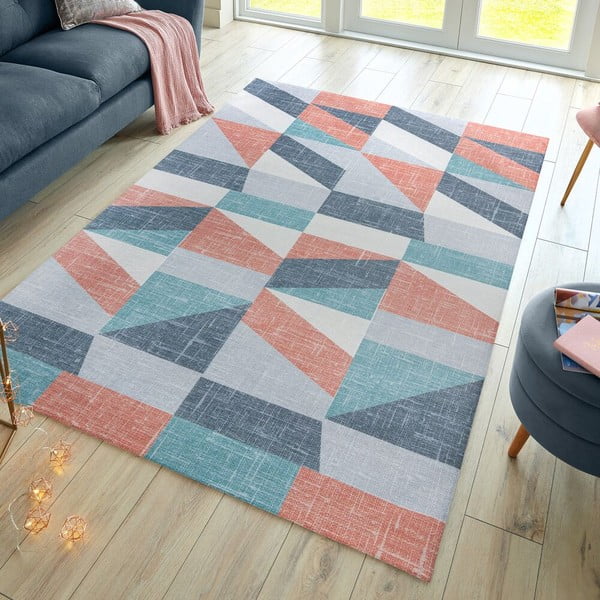 Dviejų sluoksnių kilimas Flair Rugs MATCH Lola Geo, 120 x 170 cm-image-1
