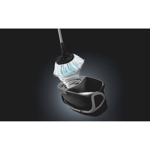 Besisukanti šluostė su kibiru Clean Twist Disc Mop Ergo Black – LEIFHEIT-image-1