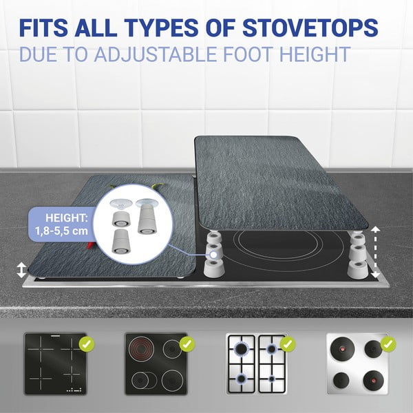 2 stiklinių dangčių rinkinys viryklei Wenko Cayenne, 52 x 30 cm-image-2