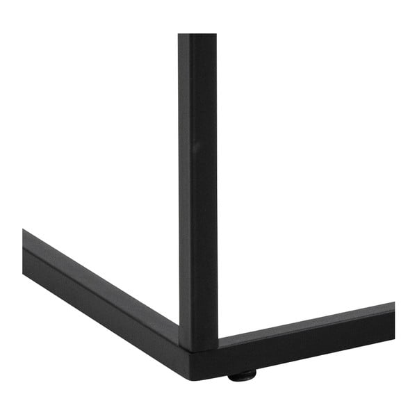 Kavos staliukas baltos spalvos su marmuro dekoro stalviršiu 55x110 cm Barossa – Actona-image-4