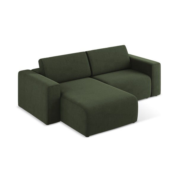 Žalios spalvos kampinė sofa (su kairiuoju kampu) Kalea – Makamii-image-3