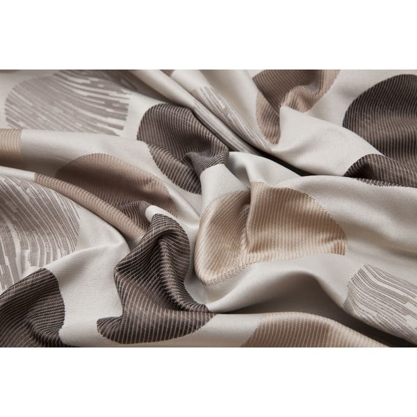 Iš žakardo užuolaida rudos spalvos/smėlio spalvos 210x260 cm Cerro – Mendola Fabrics-image-2