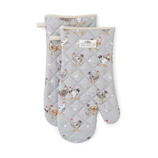 Iš medvilnės virtuvės pirštinės rinkinyje 2 vnt. Hen House – Cooksmart ®