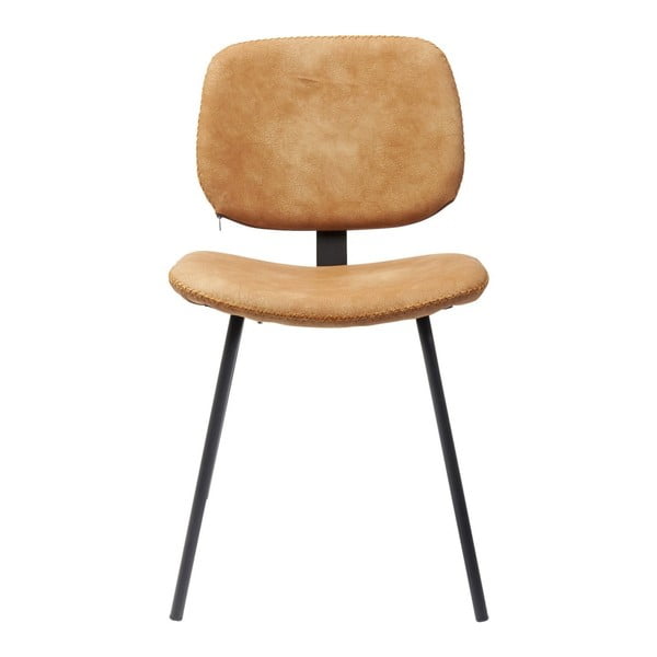 4 oranžinių valgomojo kėdžių rinkinys "Kare Design Barber-image-1