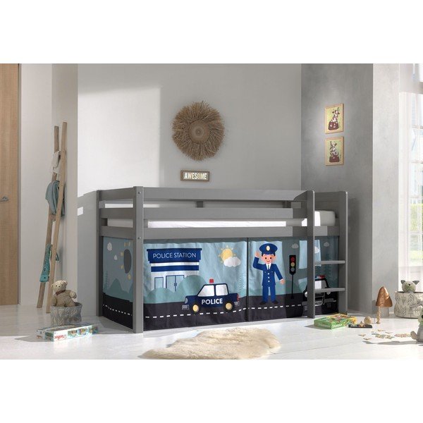 Vaikiškos užuolaidos lovai 4 vnt. 195x75 cm Police – Vipack-image-1