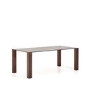 Iš stiklo valgomojo stalas 100x200 cm Adularia – Kave Home