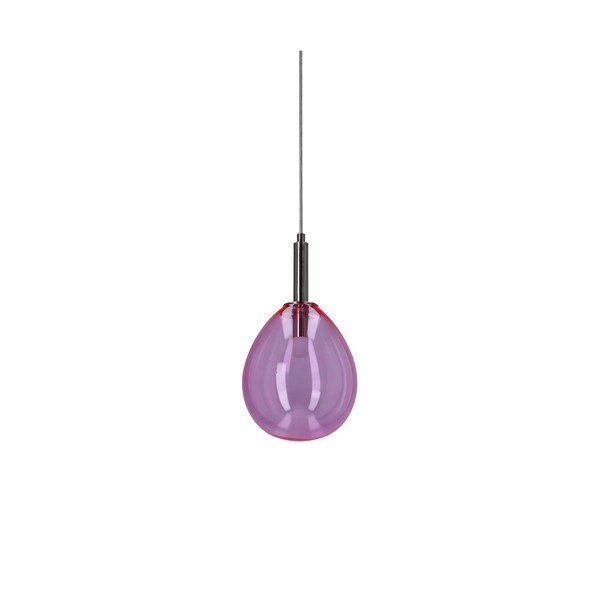 Violetinės spalvos kabantis šviestuvas LED su stiklo gaubtu Lukka – Candellux Lighting-image-2