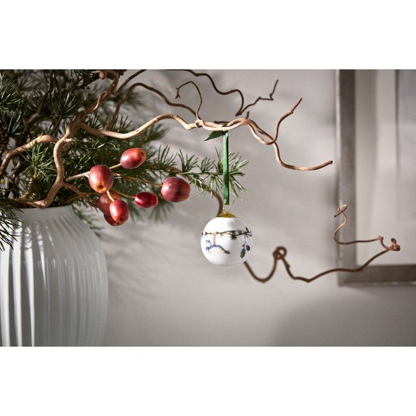 Iš porceliano dažyta rankomis eglutės papuošimas ø 6 cm Hammershøi Christmas – Kähler Design-image-1