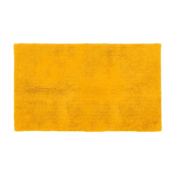 Ochros geltonos spalvos vonios kilimėlis 100x60 cm Riva - Tiseco Home Studio