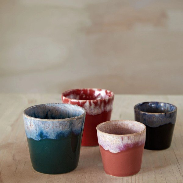 Oranžinės spalvos iš molio puodelis espreso 100 ml Grespresso – Costa Nova-image-3