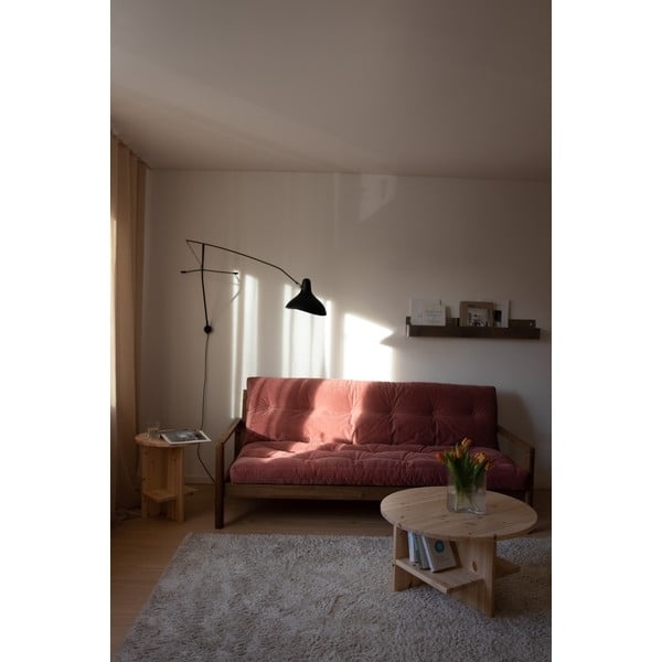 Natūralios spalvos apvalus žurnalinis staliukas Rondure - Karup Design-image-2