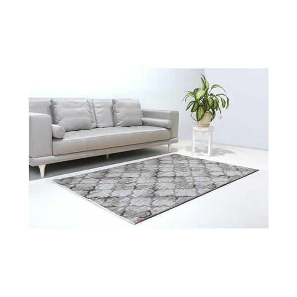 Abipusis pilkas kilimas Vitaus Camila, 77 x 200 cm-image-1