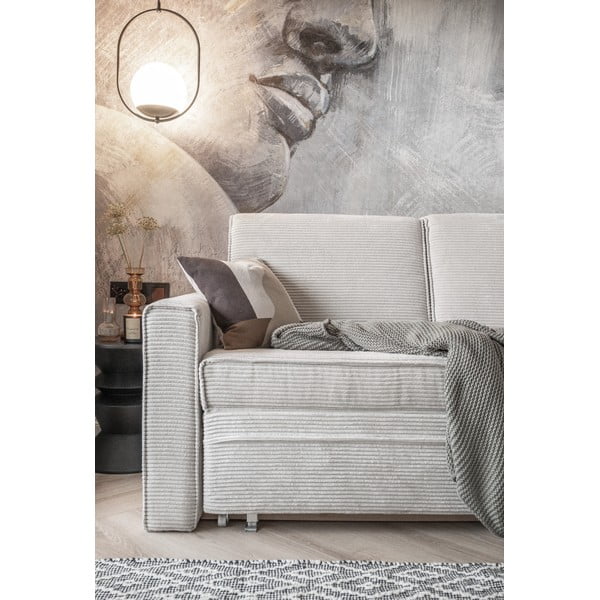 Balta sofa lova 168 cm Lucky Lucy - Miuform-image-4