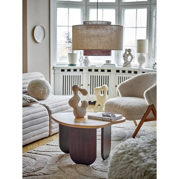 Iš boucle krėslas smėlio spalvos Camino – Bloomingville-image-1