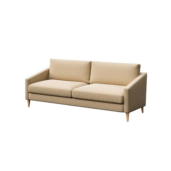 Sofa smėlio spalvos 200 cm Karoto – Ame Yens-image-2