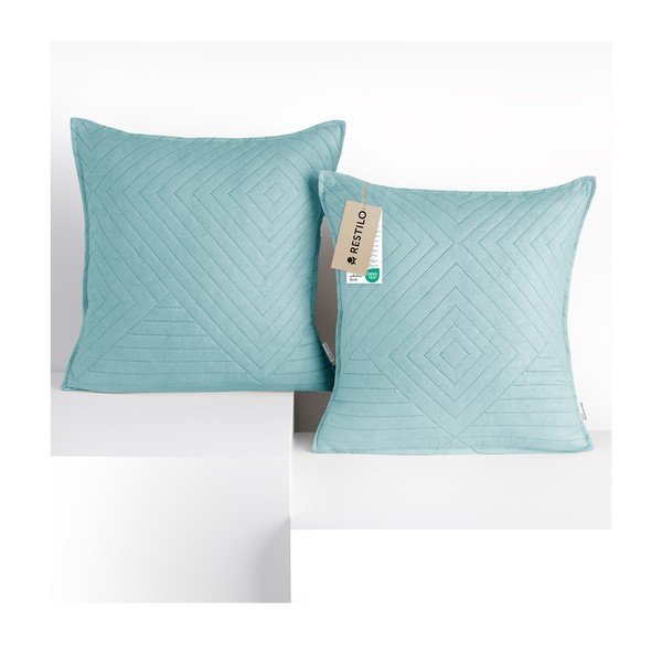 Iš mikropluošto dekoratyviniai pagalvių užvalkalai 2 vnt. 45x45 cm Softa – Restilo-image-3