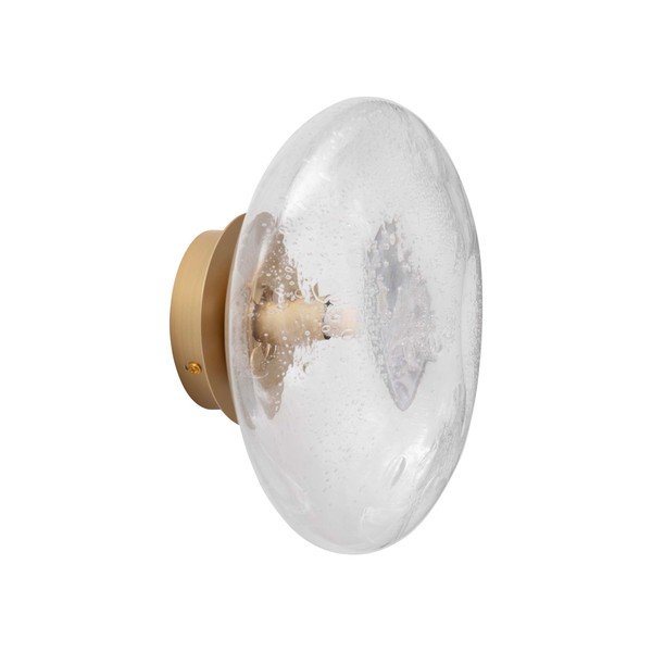 Žalvario spalvos iš metalo sieninė lempa King – Nova Luce
